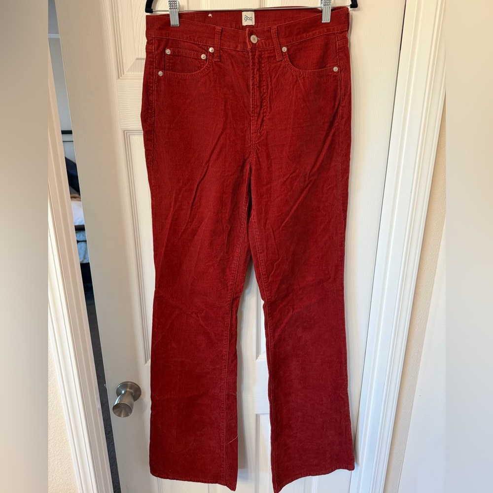 GAP Vintage Collection Red Corduroy Bell Bottom Pants